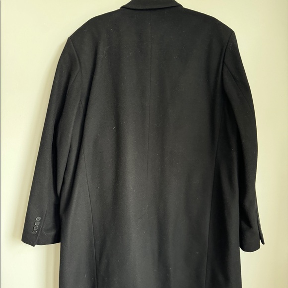 Michael kors Men's Classic Fit Luxury Wool Cashmere Blend Overcoats - Picture 3 of 4